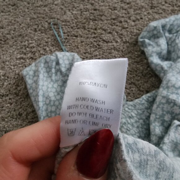 143 Story by Line Up Flowy Tie Blouse - Picture 10 of 10